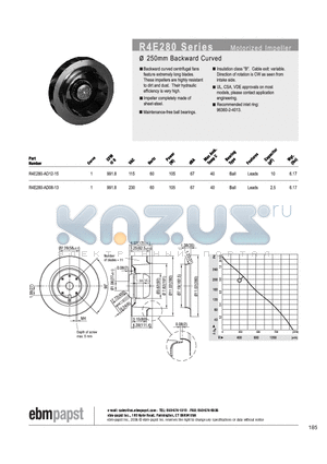 R4E280-AD08-13 datasheet - MOTORIZED IMPELLER