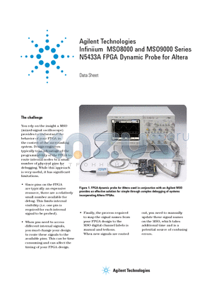 MSO8000 datasheet - FPGA Dynamic Probe for Xilinx