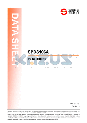 SPDS106A-0000V-C datasheet - VOICE ENGINE