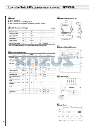 SPF5002A datasheet - Low-side Switch ICs