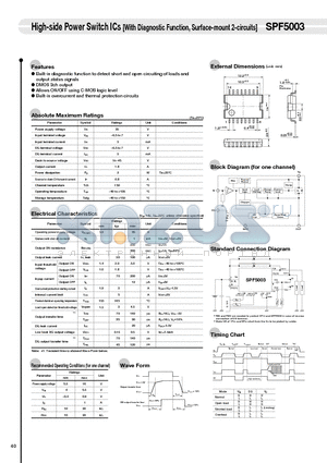 SPF5003_06 datasheet - High-side Power Switch ICs