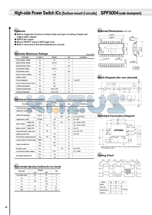SPF5004 datasheet - High-side Power Switch ICs