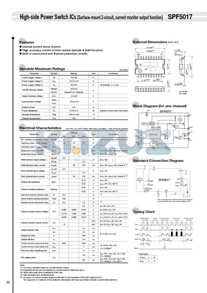 SPF5017 datasheet - High-side Power Switch ICs