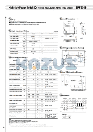 SPF5018 datasheet - High-side Power Switch ICs