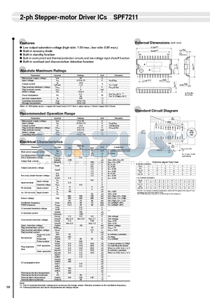 SPF7211 datasheet - 2-ph Stepper-motor Driver ICs