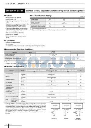 SPI-8000A_11 datasheet - Surface Mount, Separate Excitation Step-down Switching Mode