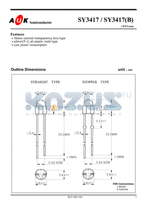 SY3417 datasheet - LED Lamp