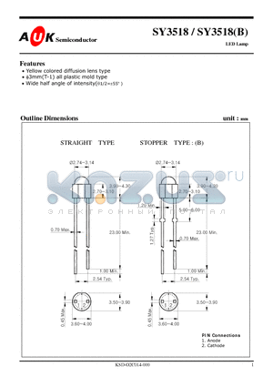 SY3518 datasheet - LED Lamp