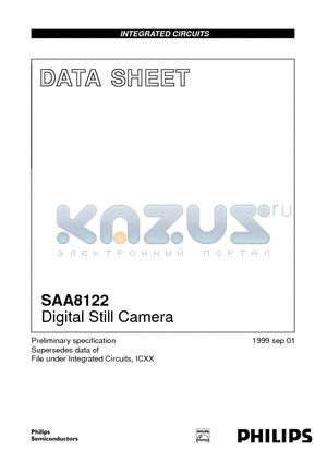 SAA8122 datasheet - Digital Still Camera