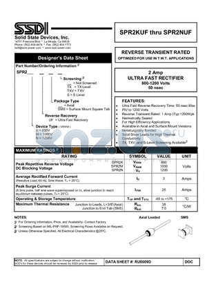 SPR2K datasheet - REVERSE TRANSIENT RATED