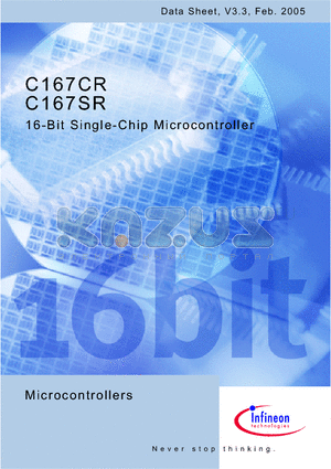SAFC167CRLMHA datasheet - 16-Bit Single-Chip Microcontroller