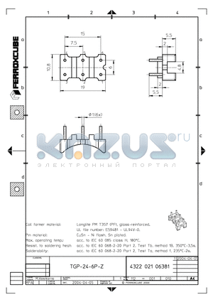 TGP-24-6P-Z datasheet - TGP-24-6P-Z