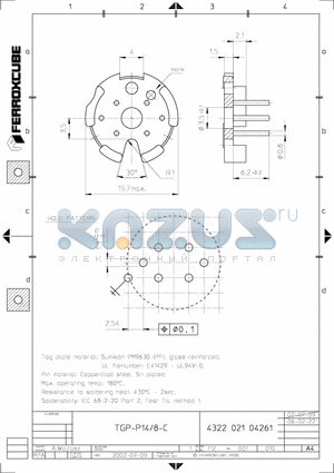 TGP-P14-C datasheet - TGP-P14/8-C