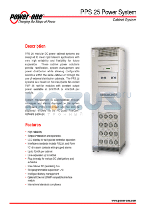 PPS25.48 datasheet - Cabinet System