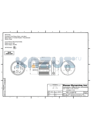 PD-L1530P-B datasheet - ELECTRICAL SPECIFICATIONS