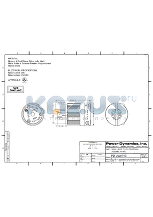 PD-L620P-B datasheet - ELECTRICAL SPECIFICATIONS