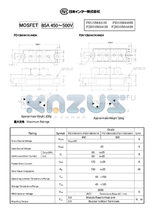 PD10M440H datasheet - 85A 450~500V