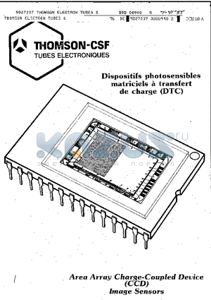 TH7883CD datasheet - Area Array Charge-Coupled Device(CCD) Image Sensors