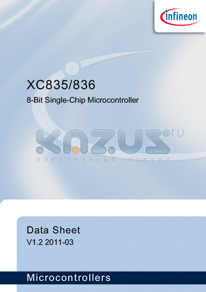 SAK-XC836MT-1FRA datasheet - 8-Bit Single-Chip Microcontroller
