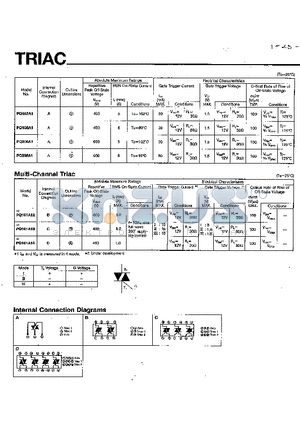 PQ101A14 datasheet - Triac