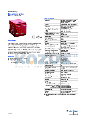 MSR19E datasheet - Expansion Units