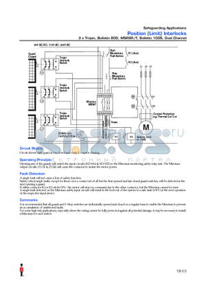 MSR9R datasheet - Position (Limit) Interlocks