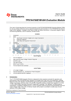 THT-13-457-10 datasheet - TPS7A4700EVM-094 Evaluation Module