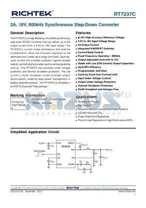 NR8040 datasheet - RT7237C