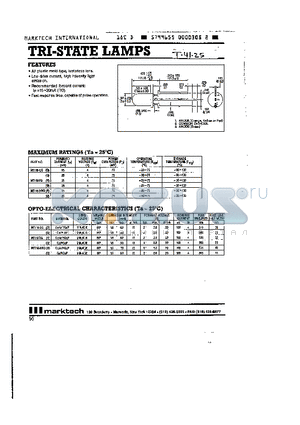 MT116-HRG datasheet - TRI-STATE LAMPS