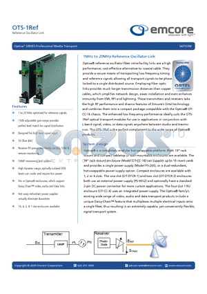 OTS-1LR-B5-SA-IC datasheet - Reference Oscillator Link