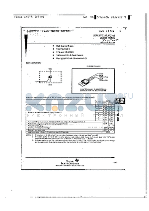 TIC236 datasheet - SILICON TRIACS