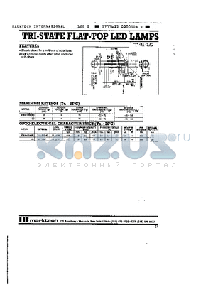 MT2640-G datasheet - TRI-STATE FLAT-TOP LED LAMPS