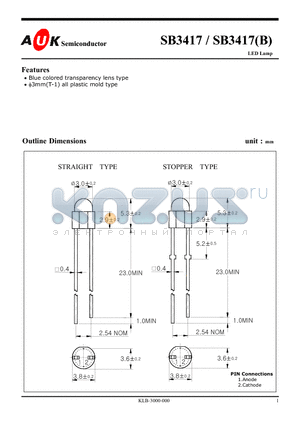 SB3417 datasheet - LED Lamp