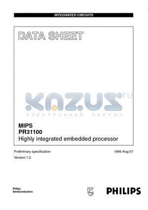 PR31100 datasheet - Highly integrated embedded processor