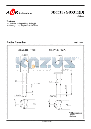 SB5311 datasheet - LED Lamp