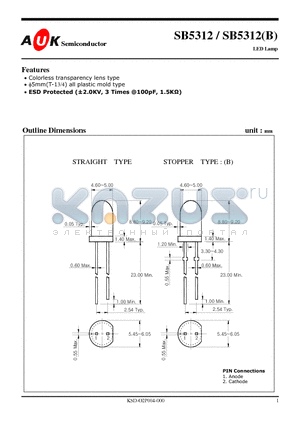 SB5312 datasheet - LED Lamp