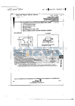 TIP607 datasheet - PNP DARLINGTON-CONNECTED SILICON POWER TRANSISTORS