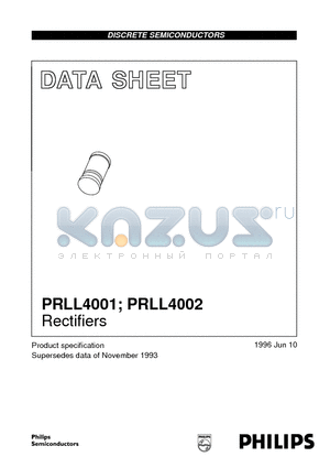 PRLL4001 datasheet - Rectifiers