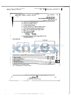 TIPL752 datasheet - N-P-N SILICON POWER TRANSISTORS