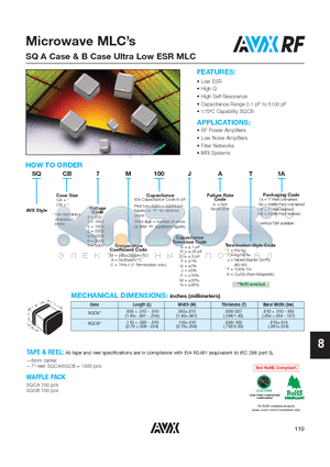 SQCB2M221JAJME datasheet - SQCB2M221JAJME