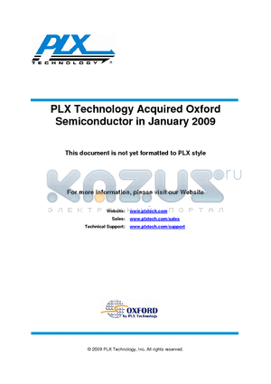 OXCF950B datasheet - 16-bit PC card/CF bridge to serial port