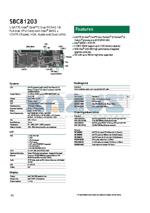 SBC81203VGGA datasheet - ISA with up to 500mA high drive supported