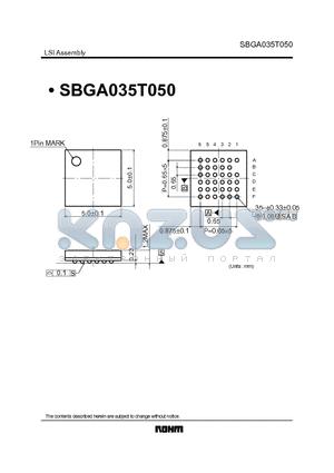 SBGA035T050 datasheet - LSI Assembly