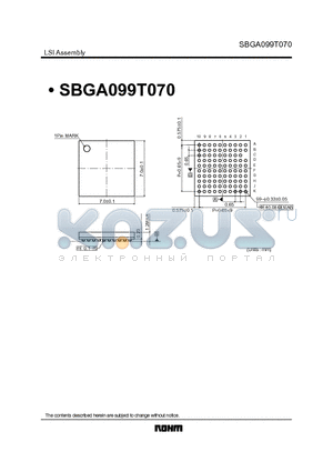 SBGA099T070 datasheet - LSI Assembly