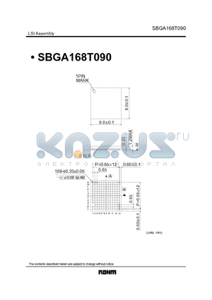 SBGA168T090 datasheet - LSI Assembly