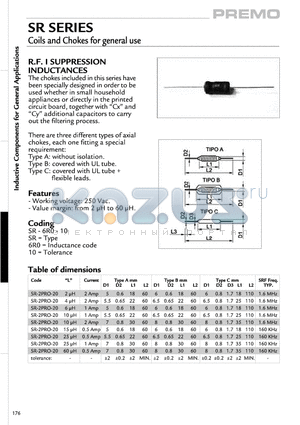 SR0513-120K datasheet - Coils and Chokes for general use