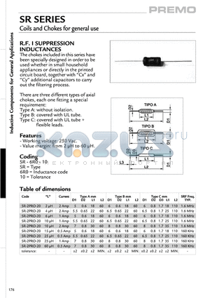 SR0513-3R9K datasheet - Coils and Chokes for general use