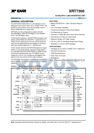 PE-65967 datasheet - E3/DS3/STS-1 LINE INTERFACE UNIT