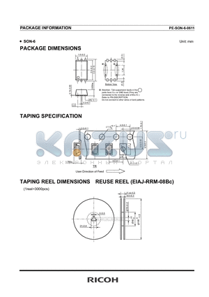 PE-SON-6-0611 datasheet - PE-SON-6-0611