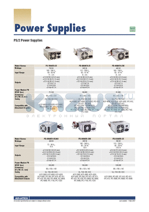 PS-300ATX-ZBE datasheet - Power Supplies